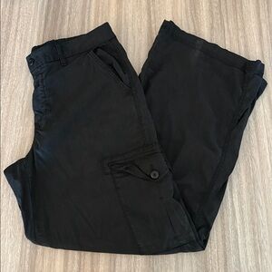 American Eagle Mid- Rise Baggy Wide Leg Cargo Pants Size 12 Long